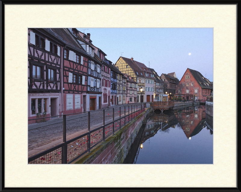 Petite Venise Depuis Le Pont de la Rue Des Écoles (Colmar) - Great Pictures Framed