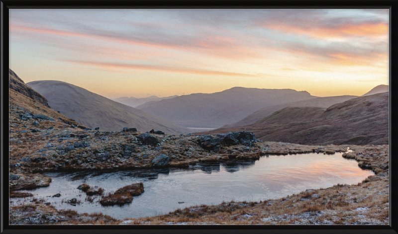 A Small Loch in the Scottish Highlands - Great Pictures Framed
