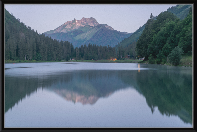The Lac de Montriond - Great Pictures Framed
