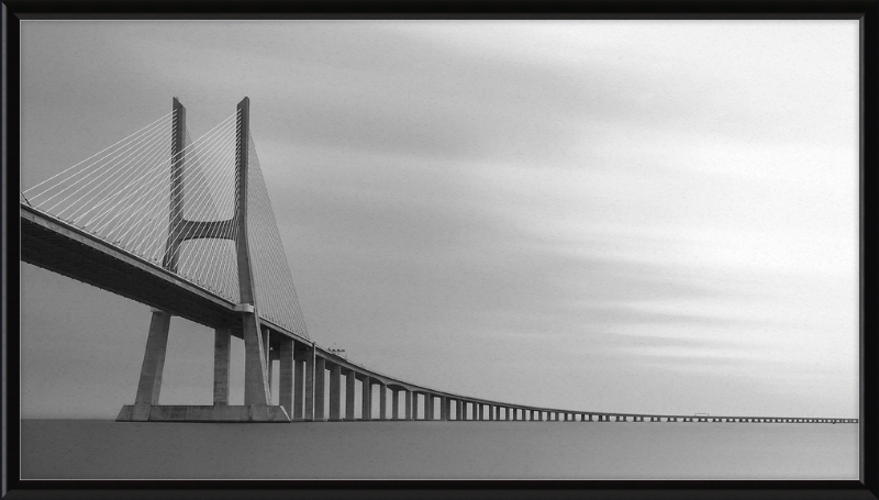 Vasco da Gama Bridge - Great Pictures Framed