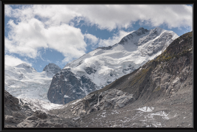 Gletsjerpad Trail to Morteratschgletsjer Glacier - Great Pictures Framed
