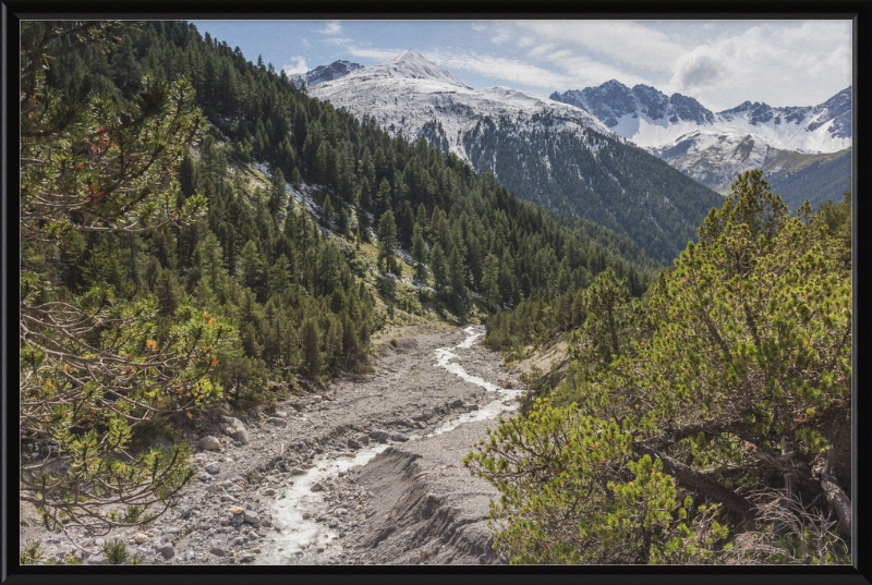 Bergtocht van S-charl naar Alp Sesvenna - Great Pictures Framed