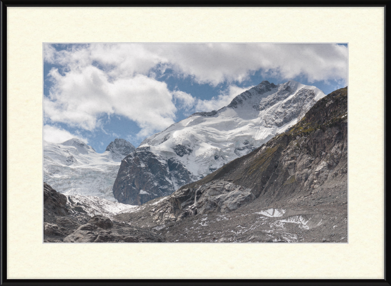 Gletsjerpad Trail to Morteratschgletsjer Glacier - Great Pictures Framed