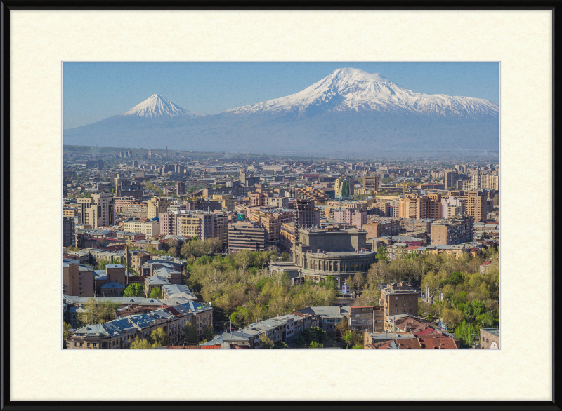 Mount Ararat and the Yerevan Skyline - Great Pictures Framed