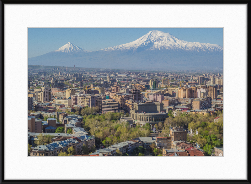 Mount Ararat and the Yerevan Skyline - Great Pictures Framed