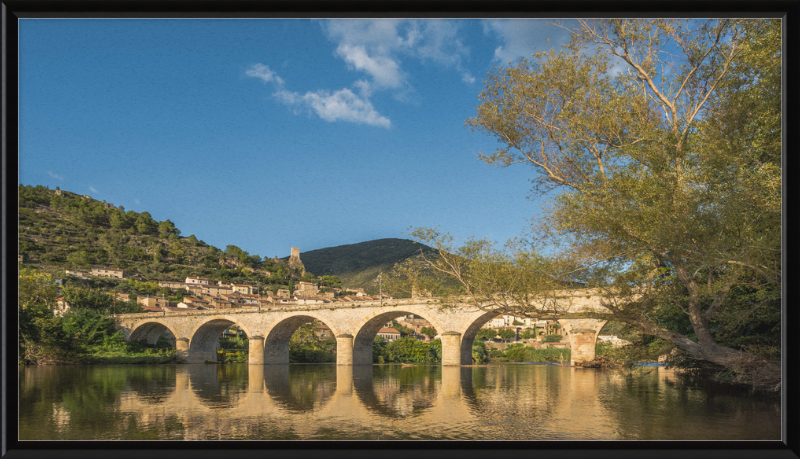 Pont sur l'Orb, Roquebrun - Great Pictures Framed