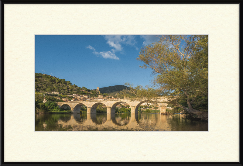 Pont sur l'Orb, Roquebrun - Great Pictures Framed