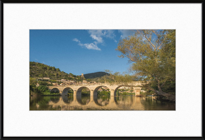 Pont sur l'Orb, Roquebrun - Great Pictures Framed