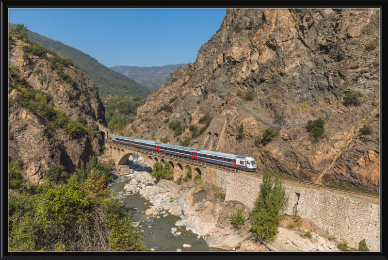 A Train between Bolkuş and Karabük - Great Pictures Framed