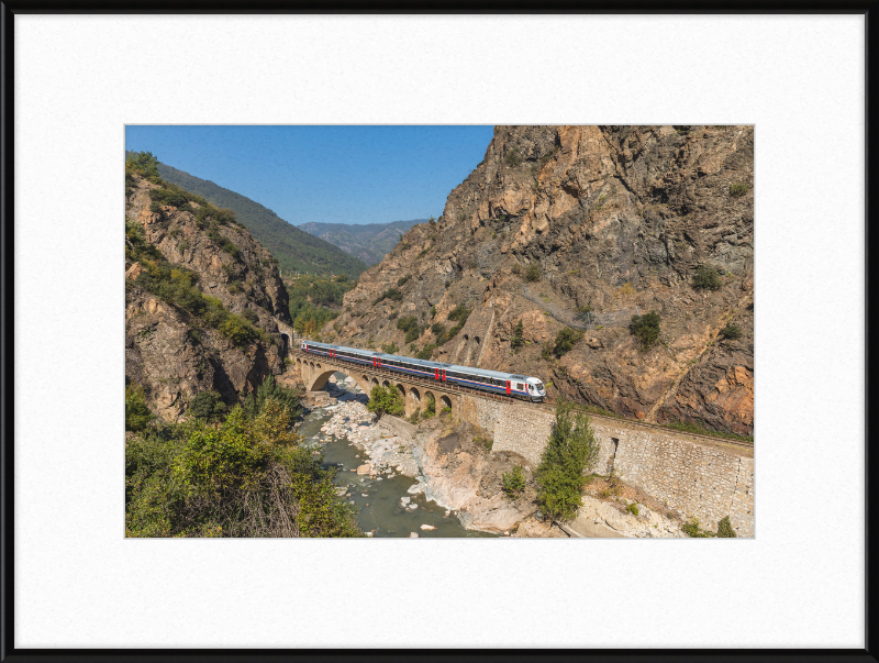 A Train between Bolkuş and Karabük - Great Pictures Framed