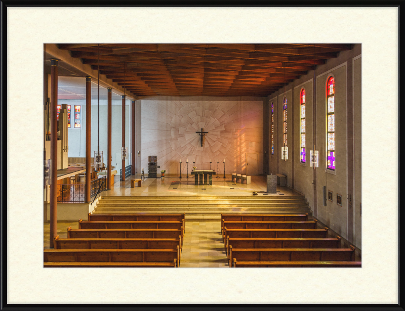 The Interior of BMV Church in Essen, Germany - Great Pictures Framed