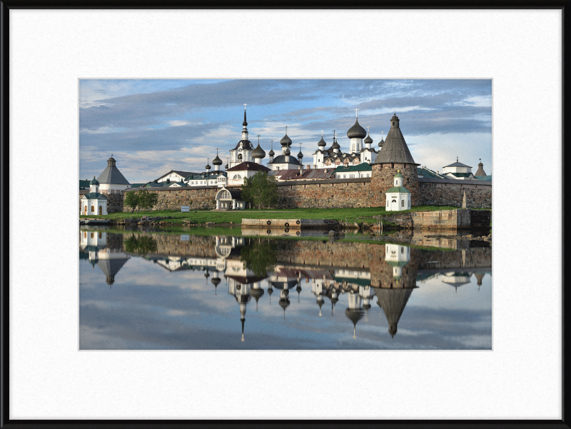 Fortress Wall and Domes of the Cathedrals of the Solovetsky Monastery - Great Pictures Framed