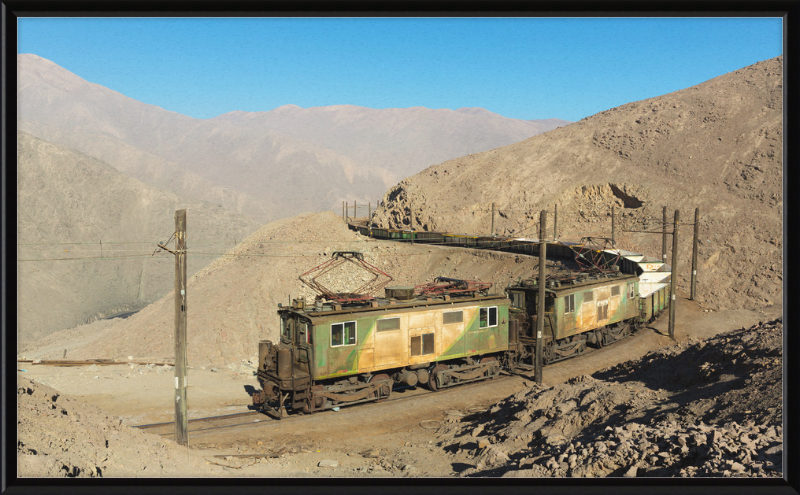 SQM GE 289A Boxcab Quillagua - Barriles - Great Pictures Framed