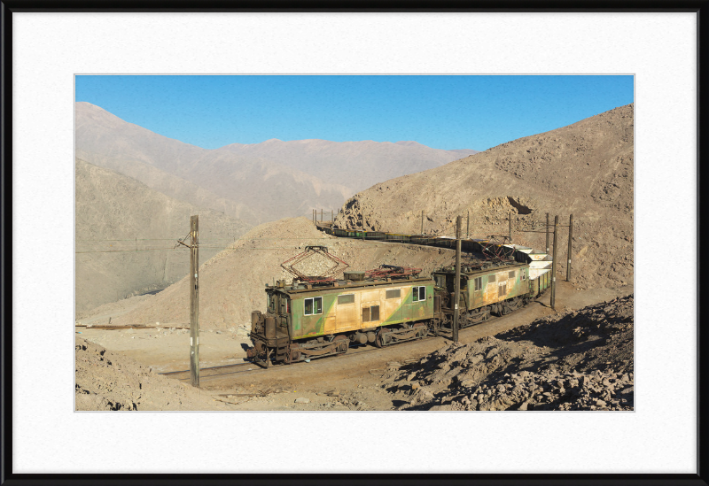 SQM GE 289A Boxcab Quillagua - Barriles - Great Pictures Framed