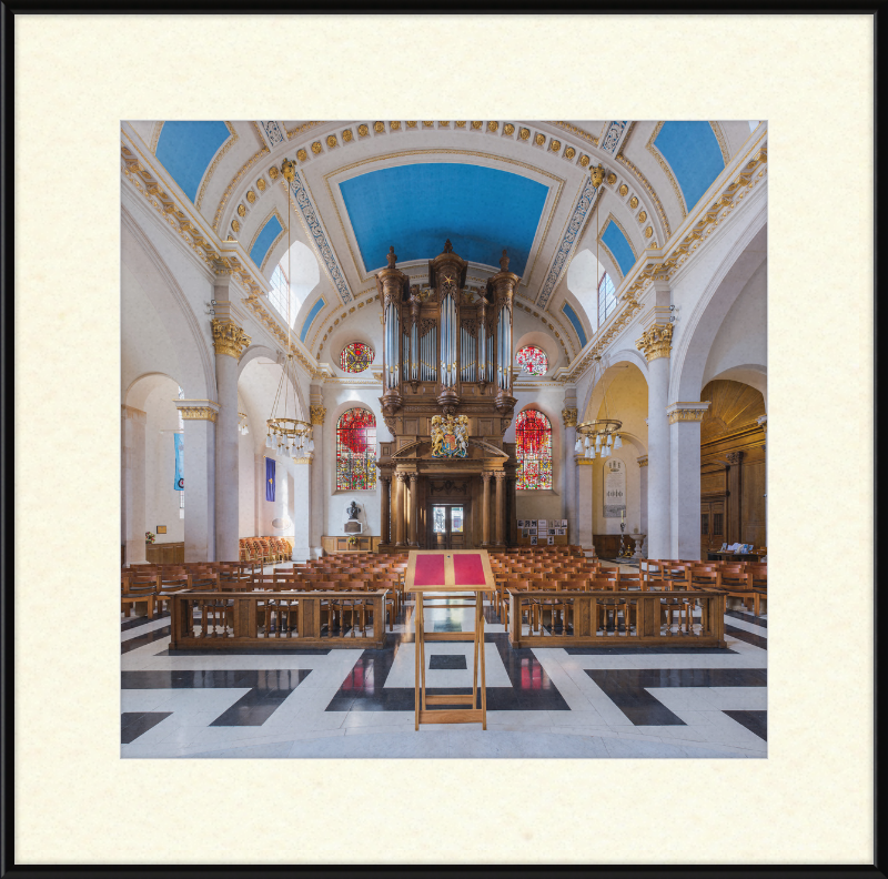 St Mary-le-Bow Church Interior 2, London, UK - Great Pictures Framed