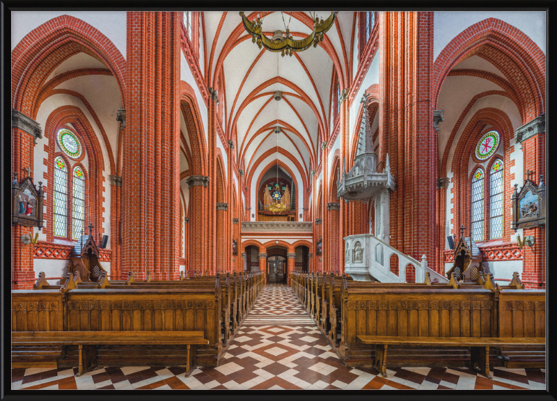 The Interior of the Church of Saint Marie in Palanga, Lithuania - Great Pictures Framed