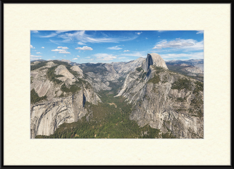 Half Dome in Eastern Yosemite Valley - Great Pictures Framed