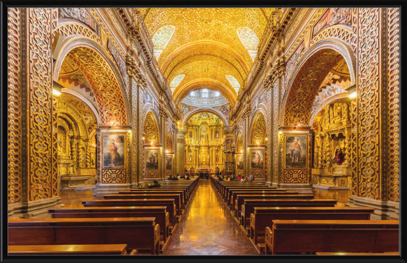 Iglesia de La Compañía - Great Pictures Framed