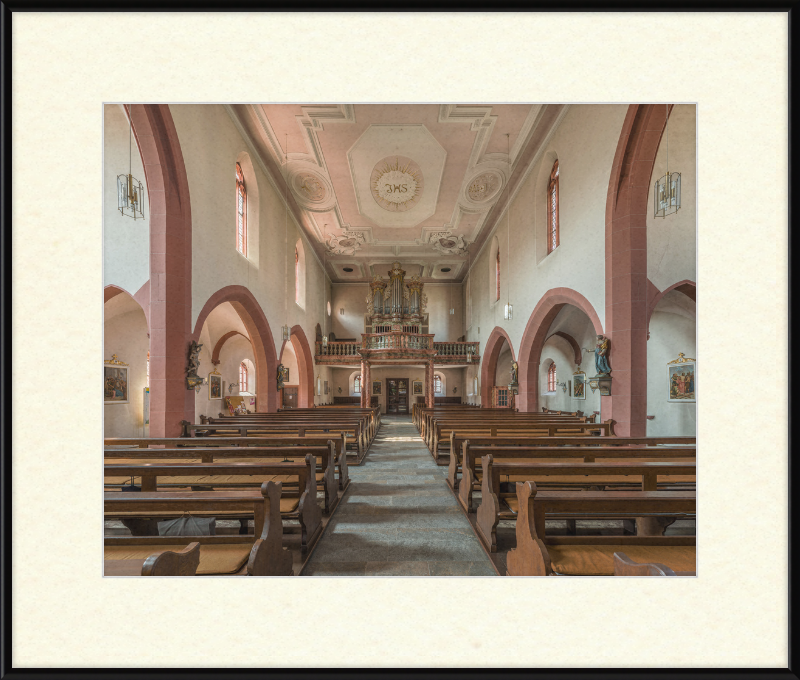 Mariä Geburt, Höchberg, Nave and Organ - Great Pictures Framed