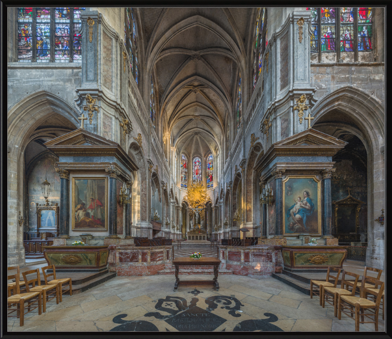 Saint Merri Church Interior - Great Pictures Framed