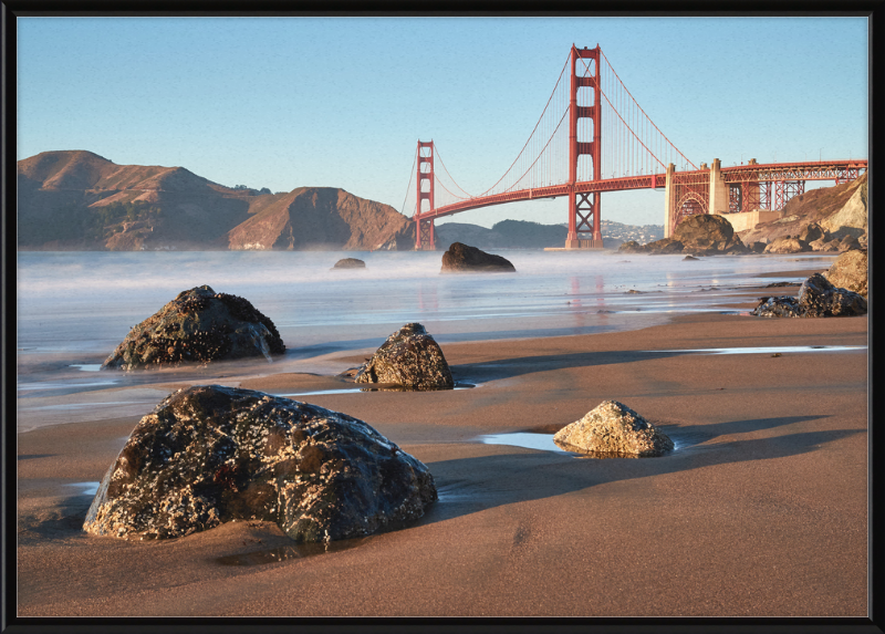 Golden Gate Bridge from Marshall's Beach - Great Pictures Framed