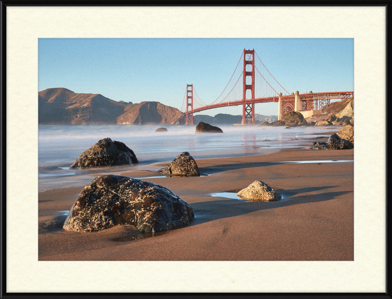 Golden Gate Bridge from Marshall's Beach - Great Pictures Framed