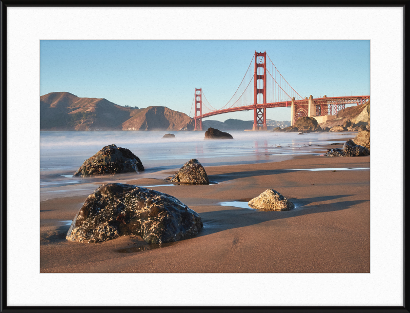 Golden Gate Bridge from Marshall's Beach - Great Pictures Framed