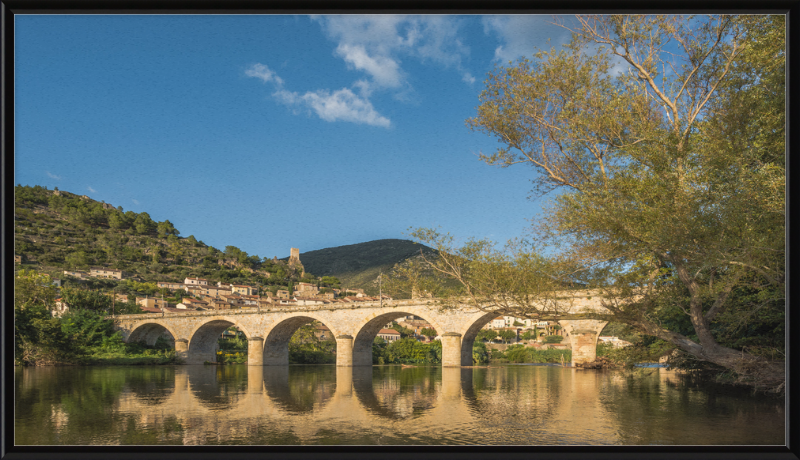 Pont sur l'Orb, Roquebrun - Great Pictures Framed