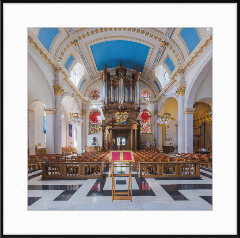 St Mary-le-Bow Church Interior 2, London, UK - Great Pictures Framed