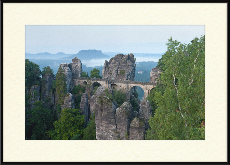 The Bastei Bridge - Great Pictures Framed