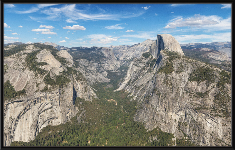 Half Dome in Eastern Yosemite Valley - Great Pictures Framed