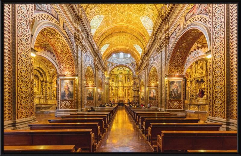 Iglesia de La Compañía - Great Pictures Framed