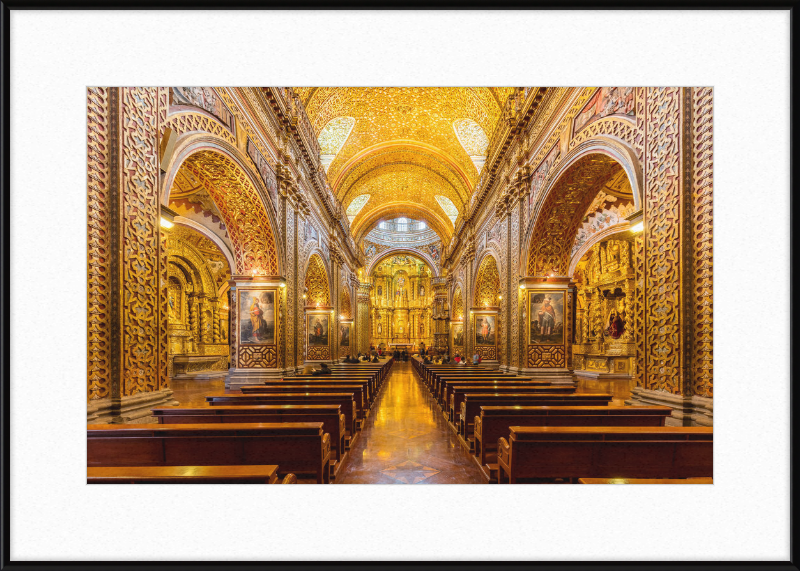 Iglesia de La Compañía - Great Pictures Framed