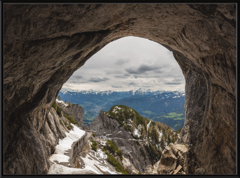 Eisriesenwelt Cave in Austria's Tennen Mountains - Great Pictures Framed