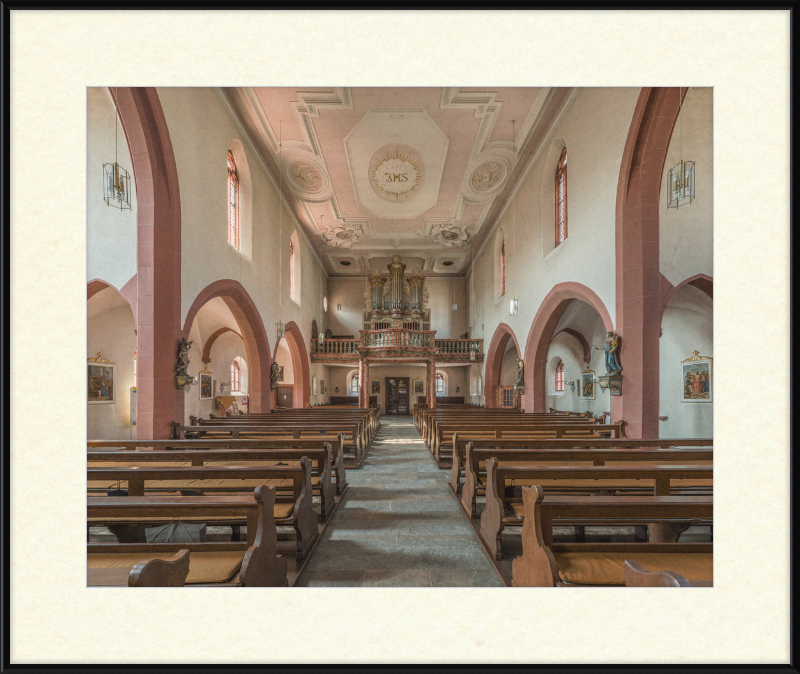 Mariä Geburt, Höchberg, Nave and Organ - Great Pictures Framed
