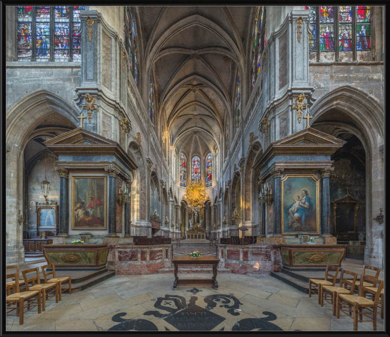 Saint Merri Church Interior - Great Pictures Framed
