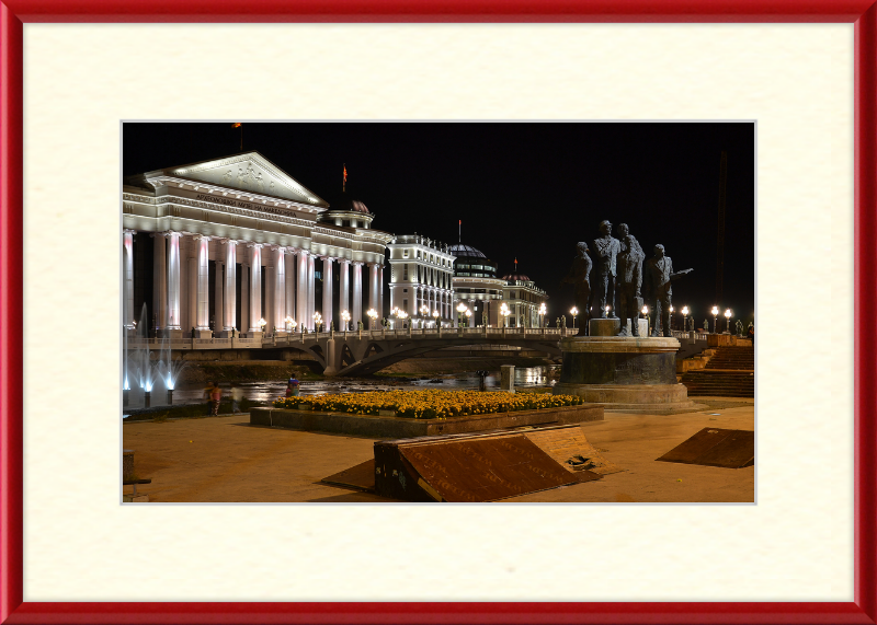 Archeological Museum of Macedonia by Night - Great Pictures Framed