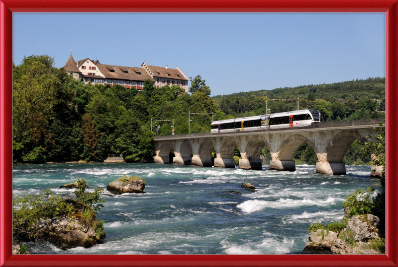 Stadler GTW Thurbo Rheinfall - Great Pictures Framed