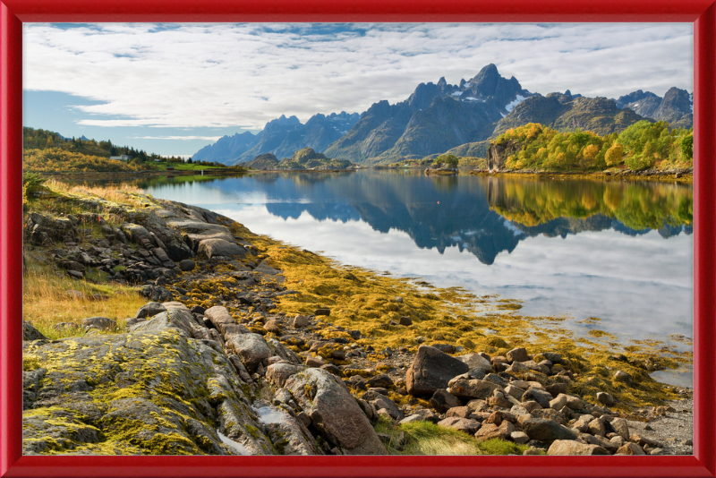 Afternoon at Raftsundet, Hinnøya - Great Pictures Framed