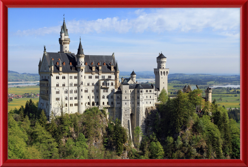 Neuschwanstein Castle from Marienbrücke - Great Pictures Framed