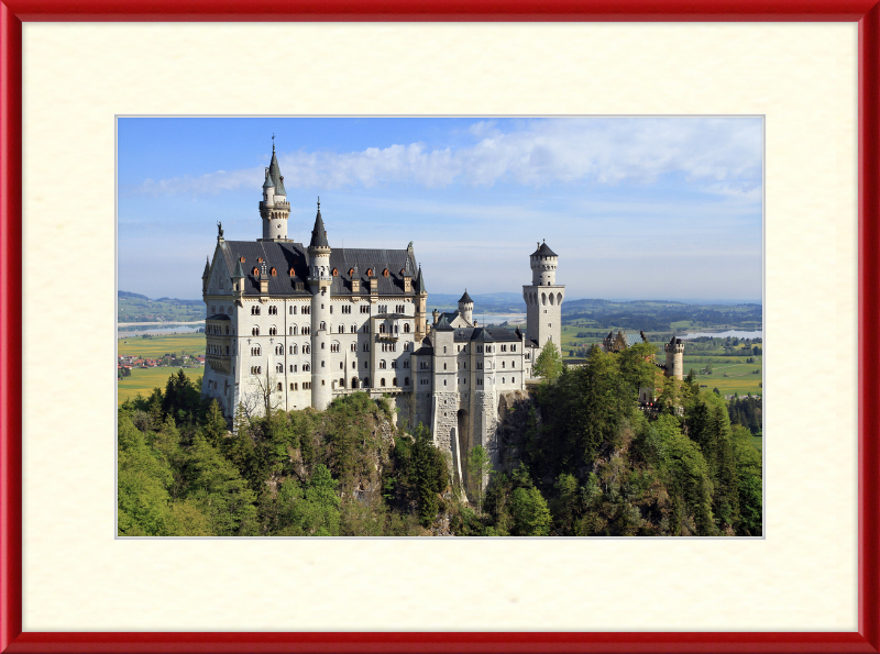 Neuschwanstein Castle from Marienbrücke - Great Pictures Framed