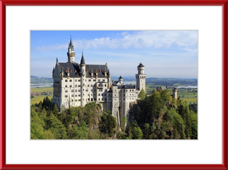 Neuschwanstein Castle from Marienbrücke - Great Pictures Framed