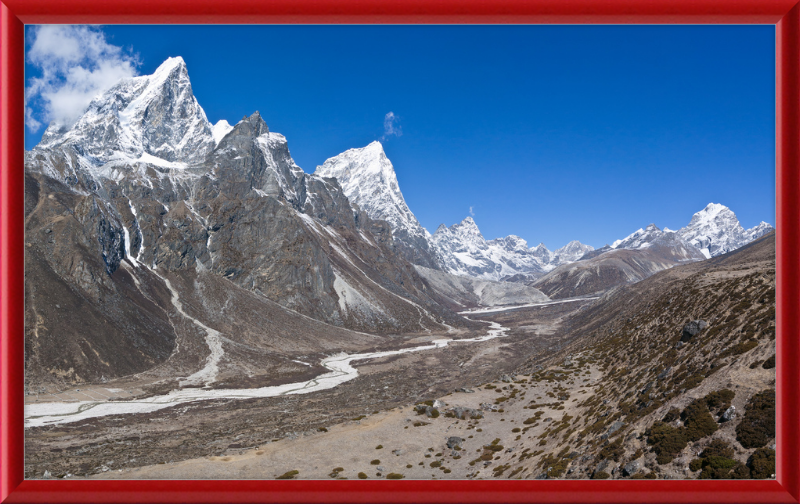 The Mountains Near Pheriche - Great Pictures Framed