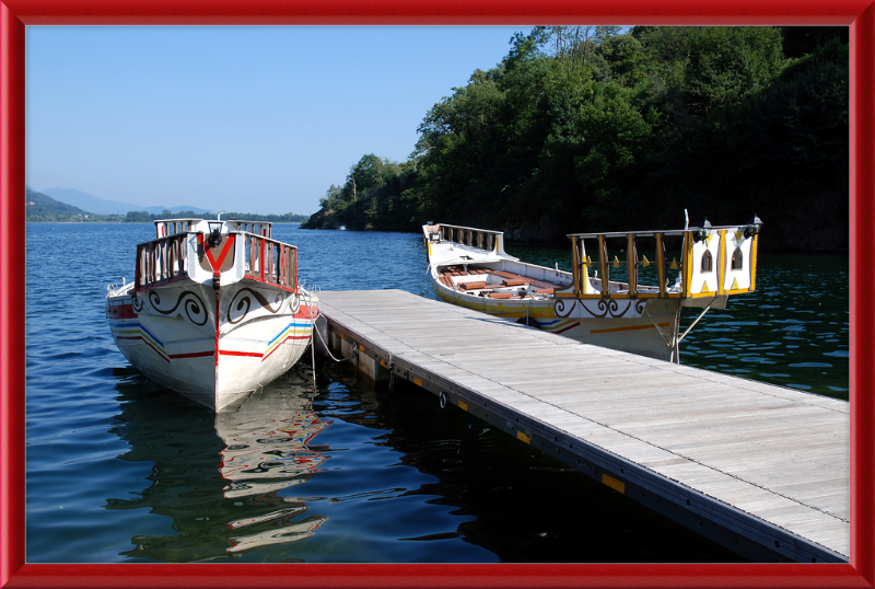 Two Boats in Mergozzo - Great Pictures Framed