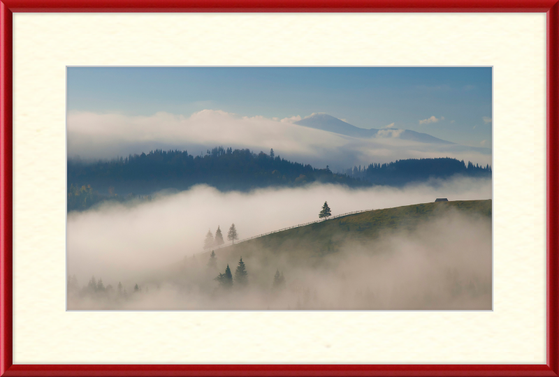 Tam za tumanamy Goverla - Great Pictures Framed