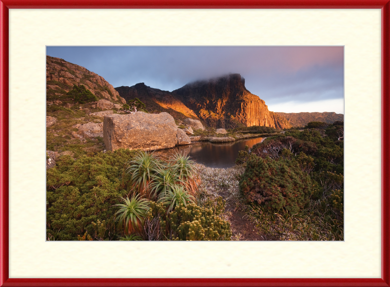 Mt Anne from High Shelf Camp - Great Pictures Framed