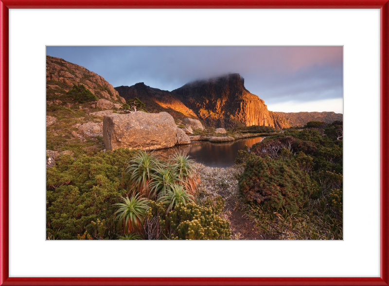 Mt Anne from High Shelf Camp - Great Pictures Framed