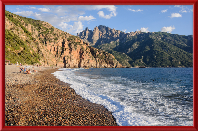 The Beach in Bussaglia,  France - Great Pictures Framed