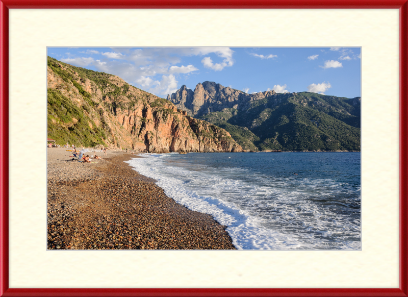 The Beach in Bussaglia,  France - Great Pictures Framed