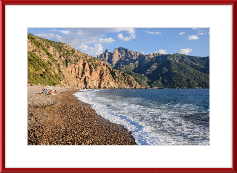 The Beach in Bussaglia,  France - Great Pictures Framed